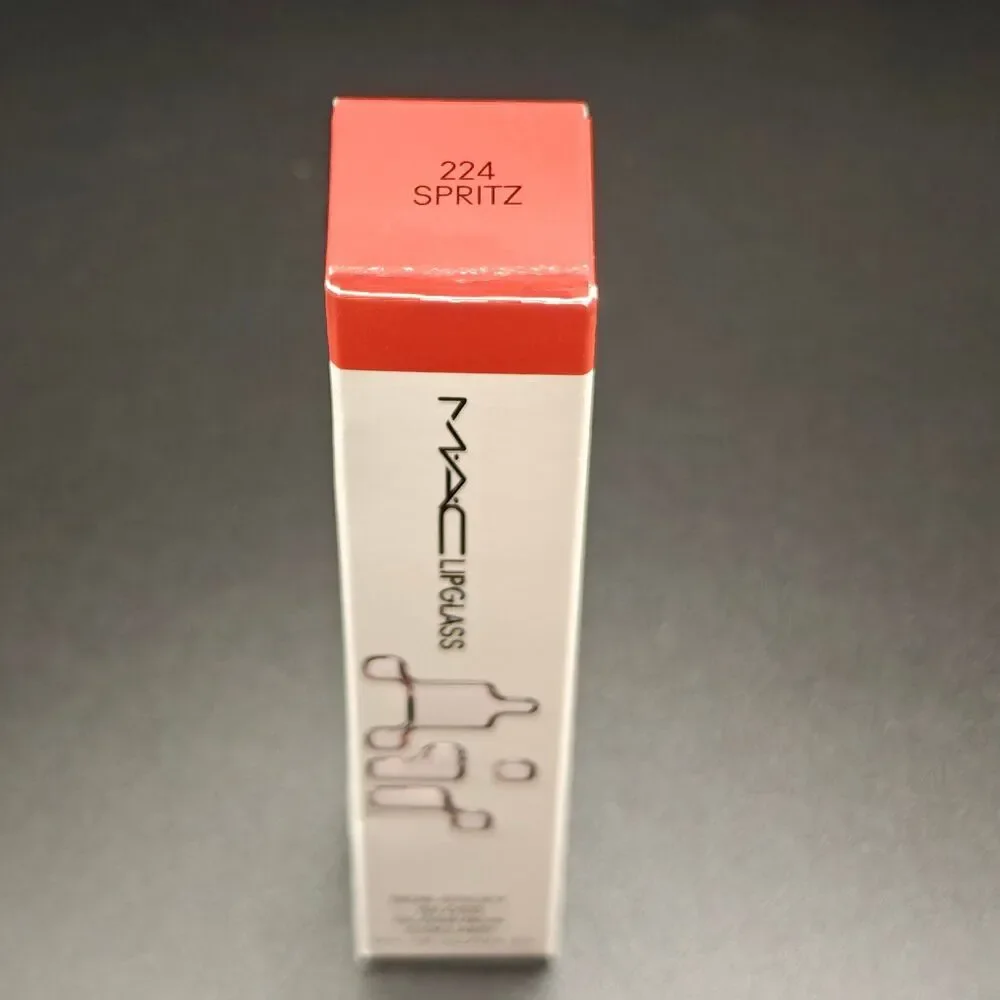 MAC Lipglass Air Non Sticky Gloss 224 Spritz 7.5ml New